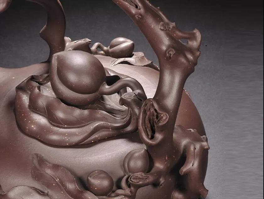 10種最美花器提梁壺，精美別致雕花紫砂壺!