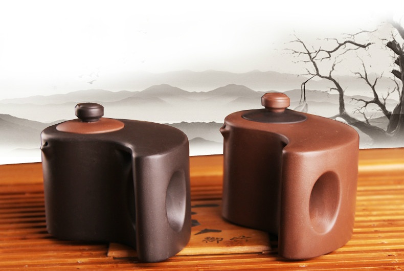 太極陰陽(yáng)紫砂壺，創(chuàng)意格紫砂壺