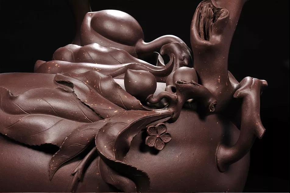 10種最美花器提梁壺，精美別致雕花紫砂壺!