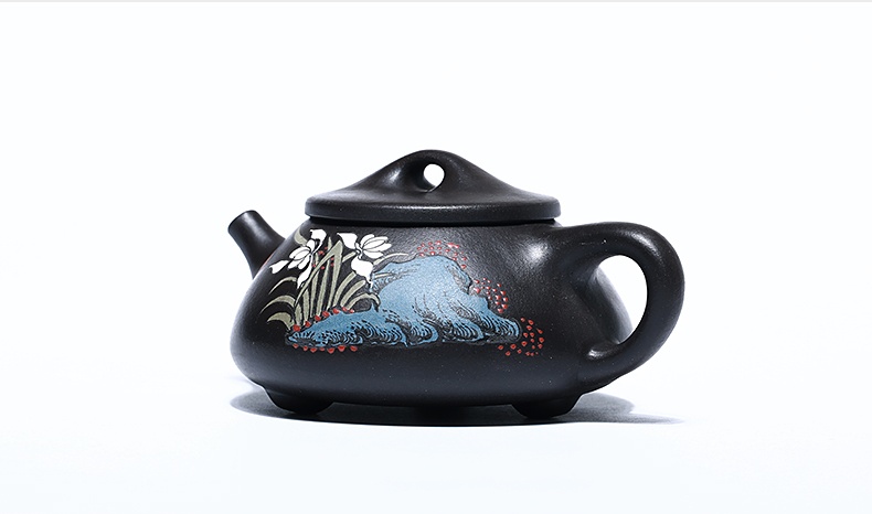 石瓢手工紫砂壺，精致典雅紫砂壺