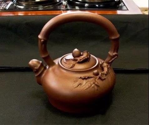 10種最美花器提梁壺，精美別致雕花紫砂壺!